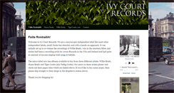 Desktop Screenshot of ivycourt-records.com